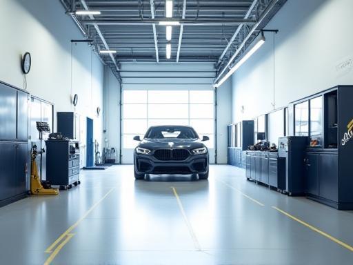 Interior of the modern and clean Desert Diamond Auto Spa facility