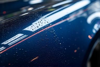 Gleaming car after a premium wash